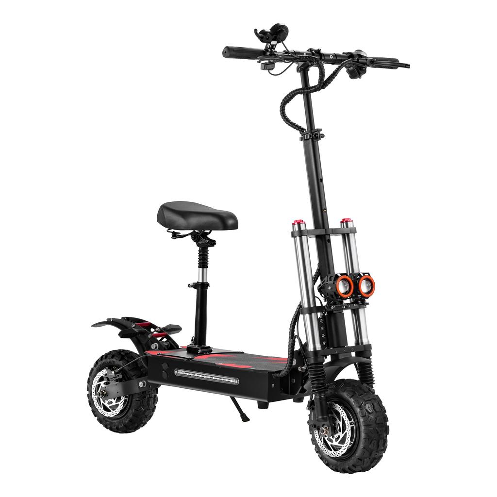 BOYUEDA S3-11 85KM/H 3000W Dual Motor E-Scooter - 120KM Range, Off-Road Tires, 45° Climb, CE/FCC Certified(NO ABE)