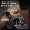 MEVADEN Новые 1,7-дюймовые 360*360 экран Bluetooth вызов умные часы мужские спортивные фитнес-трекер 600 мАч фонарик умные часы для Android IOS MD57