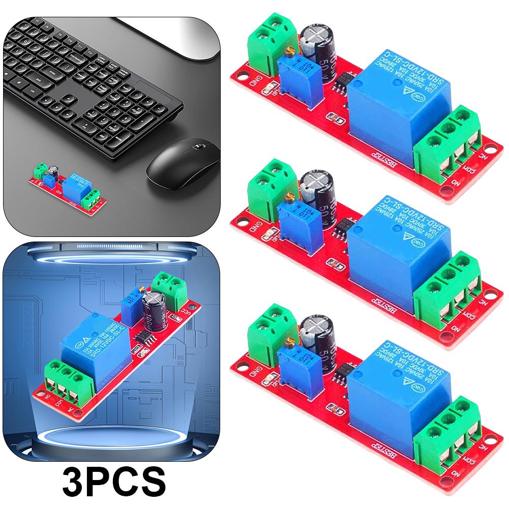 AU BESTEP NE555 Таймер задержки реле щит модуль DC 12V 0 до 10 секунд задержки Modu