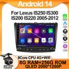 Android Carplay For Lexus IS250 IS300 IS200 IS220 2005-2012 Car Radio GPS Auto Carplay Video Player Touch Screen QLED BT