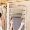 6-слойная вешалка для брюк из нержавеющей стали, волшебная стойка для брюк, экономящая место, органайзер для одежды, складная вешалка для шкафа, хранение