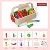 "Деревянный магнитный набор для резки фруктов и овощей CPC для детей"