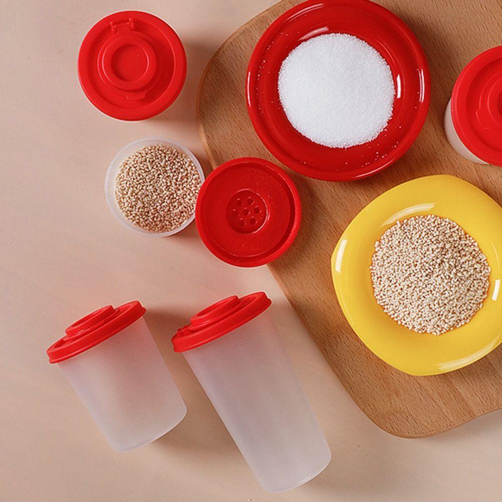 Plastic Seasoning Jar Mini Spice Container New Salt and Pepper Spice Shaker Cocoa Powder Sprinkle