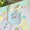 Pet Vest Small Dogs Cats Lightweight Cotton Cartoon Print Pastel Color Sleeveless Harness Style