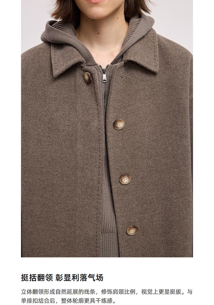 LILY old money double-sided woolen coat for women