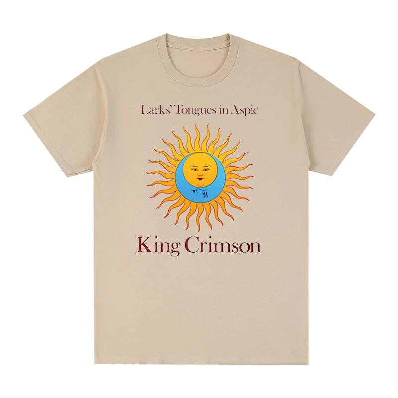 King Crimson Rock Music Printed Graphic Band Tshirt Cotton Unisex T Shirt New TEE TSHIRT Womens Tops