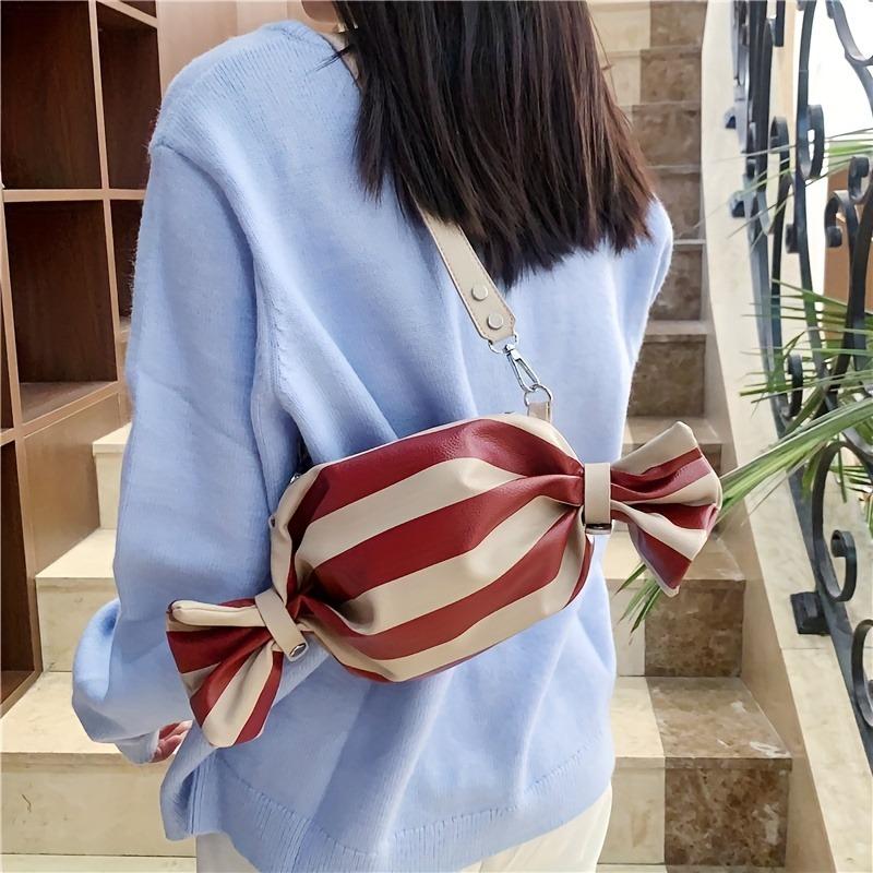 Женская сумка через плечо Забавная сумка через плечо в форме конфеты