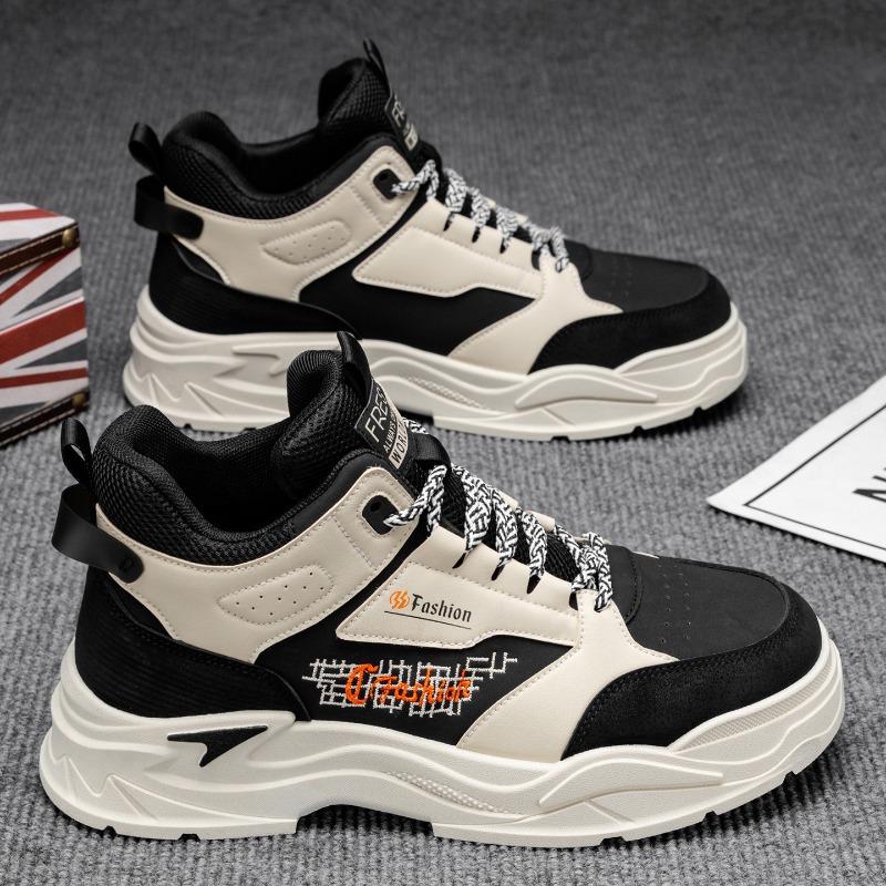 Повседневные кроссовки с высоким верхом для мужчин, универсальные дышащие кроссовки для бега, уличные нескользящие амортизирующие баскетбольные кроссовки, мужские кроссовки