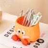 Wall Mounted Pen Case ABS Desk Storage Box New Cartoon Pen Holder  Desktop Storage Organizer