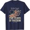 Футболка 250-летие Четвертого июля США 250 Лет Американская