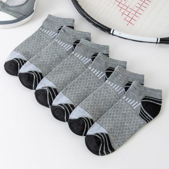 5 пар мужских баскетбольных носков, впитывающих пот, влагоотводящих, дышащих, с низким вырезом, нескользящие, для повседневной носки, для занятий йогой