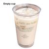 Korean Glasses Cold Cup Premium Glass Cups With Lids And Straws For On Go Sipping Creative Letters