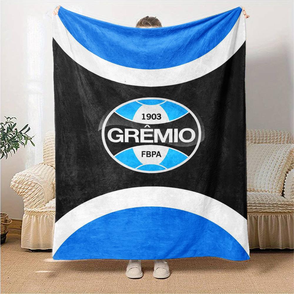 Grêmio Print Flannel Blanket High Quality Warm Comfortable Cover for All Seasons Perfect for Gifts Home Decor
