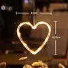 Xiaomi 1PC Christmas Window Lights Suction Cup Decorations Battery Operated Warm White Santa Snowflake Reindeer Christmas Decor