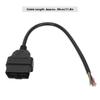 30cm / 11.8Inch Diagnostic Tool Cable 16 Pin Male OBD2 Pigtail  Diagnostic Wire Modification