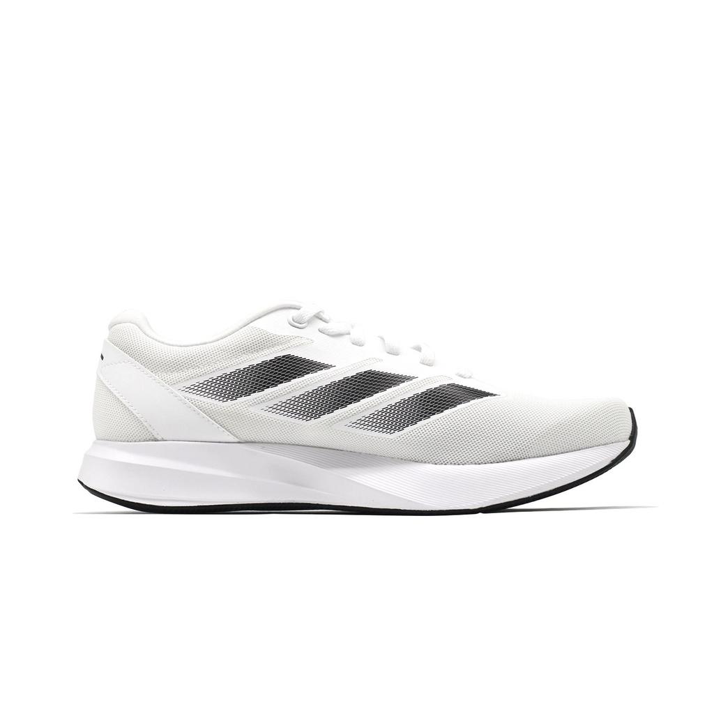 adidas Duramo RC Нескользящие, Износостойкие, Дышащие Низкие Беговые Кроссовки Унисекс Белый Черный ID2702(Команда140-)