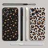 Чехол для Apple iPhone 17 Pro Max 15 7 8 11 XS XR 13 Mini 16 Air 12 Plus Чехол для телефона Модный Коричневый Леопардовый