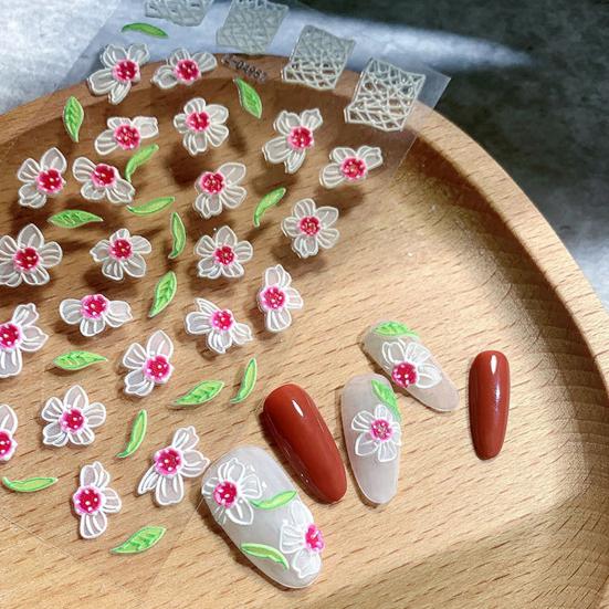 Слайдеры для ногтей с нежной гравировкой, легкие наклейки для ногтей, водные наклейки для ногтей, слайдеры для ногтей с переводом цветов для маникюра