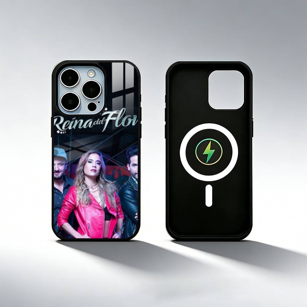 Чехол для телефона «Королева Потока» для iPhone 17, 16, 15, 14, 13, 12, 11 Plus, Pro Max Магнитный для Magsafe Беспроводной Зарядки