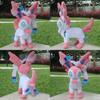 Sylveon 9" Pokemon Go Fairy Eevee Plush Toy Adorable Soft Doll For Kids And Adults