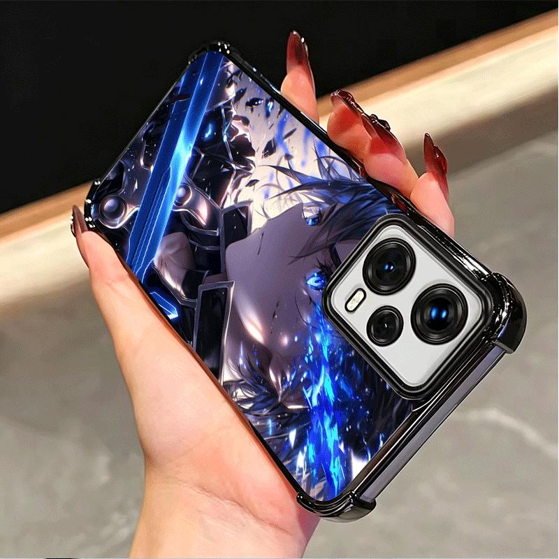Чехол для телефона Sword Art Online Кирито с покрытием для Xiaomi Poco X5 X6 X7 X8 Pro Max F8 Ultra F7 M8 M7 M5S Redmi 15C 15 14C 13C 13 X3