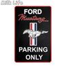Mustang GT 500 Parking Only Blechschild für Zuhause, Zimmer, Schlafzimmer, Restaurant, Garage, Kneipe, Club, Bar, Wandkunst