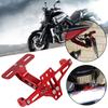 Universal Adjustable Motorcycle License Number Plate Rear Signal Lamp Aluminum CNC Kits Bracket Holder Turn Eliminator W1V6