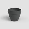 ARTEVASI Flower Pot CAPRI CAMPANA - Frost-resistant - Anthracite - 35 X 35 X H 29.4 Cm