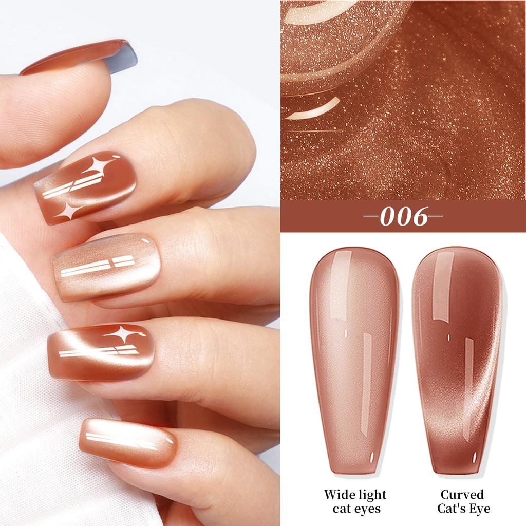 Nail Art Water Light Лак для ногтей Кошачий глаз Фототерапия Кристалл Широкий Лак для ногтей Кошачий глаз