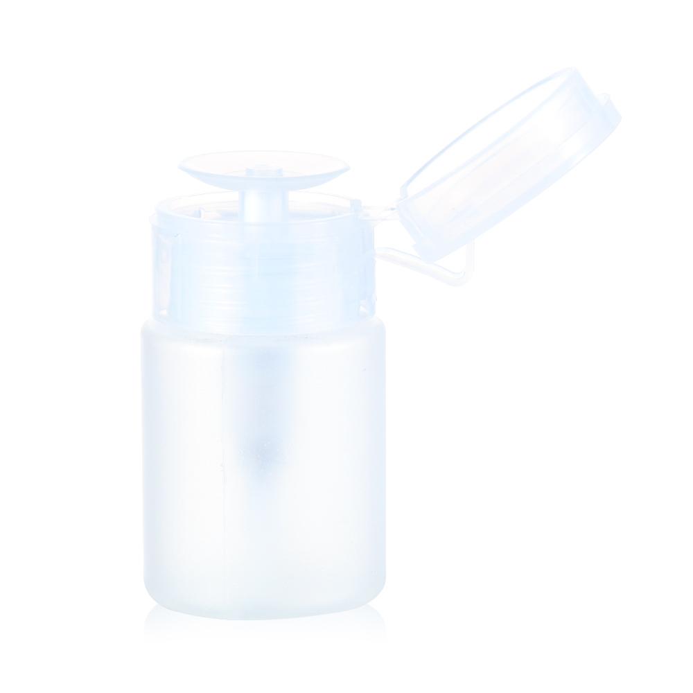Manicure Liquid 60mL Clean Acetone Empty Bottle Pump Dispenser Container Nail Polish Remover