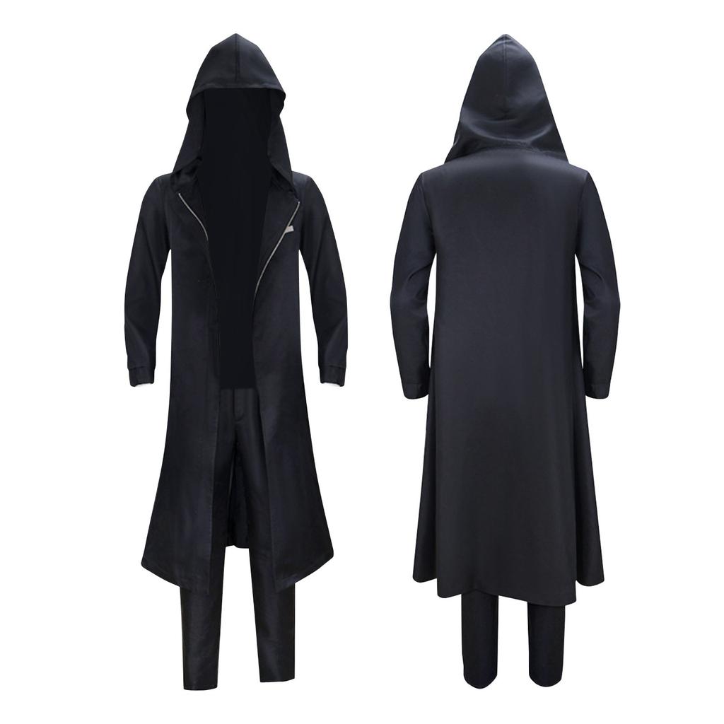 Косплей Костюм для ролевой игры Костюм-тройка с капюшоном Ветровка с короткими рукавами Футболка Брюки