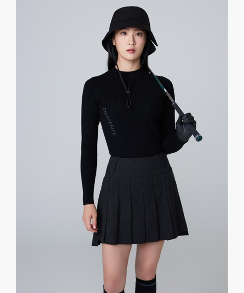 DESCENTE GOLF Women'S Ribbed Mock Neck Pullover (Dq31Wfkp9K)