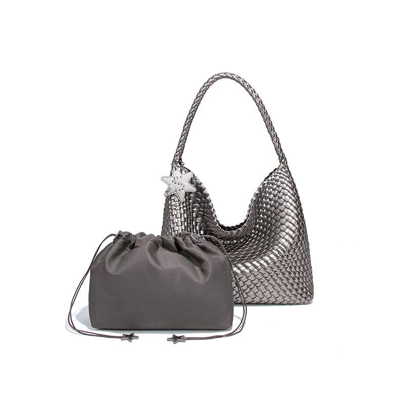 Европейские и американские женские сумки ручной работы с большой вместимостью для поездок на работу, сумки через плечо и подмышку, а также непринужденная повседневная сумка-тоут