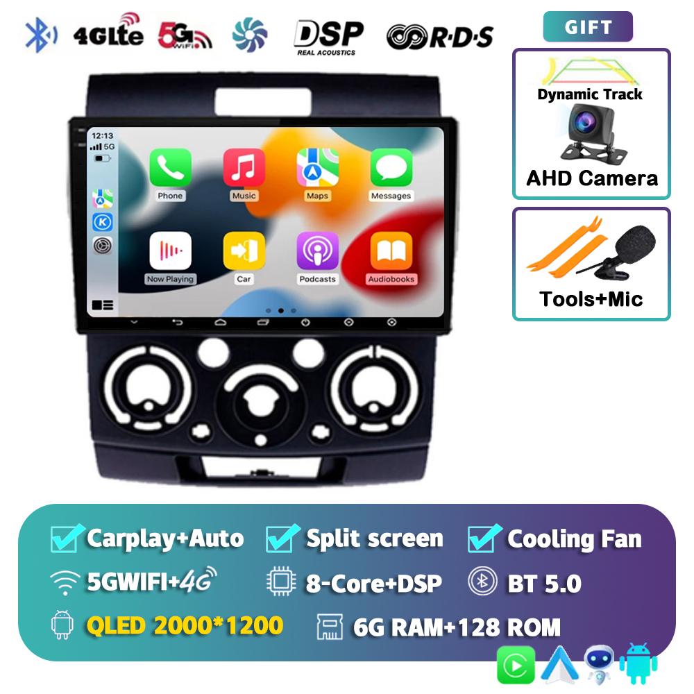 Android 14 автомобильное радио для Ford Everest Ranger Mazda BT50 BT-50 2006 2007 2008 - 2010 GPS мультимедиа видеоплеер головное устройство стерео