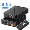 Bluetooth 6.0 Audio Receiver 3.5mm AUX RCA USB 6.5MM Microphone Music Wireless Adapter USB U-Disk HIFI Lossless Music for TV PC