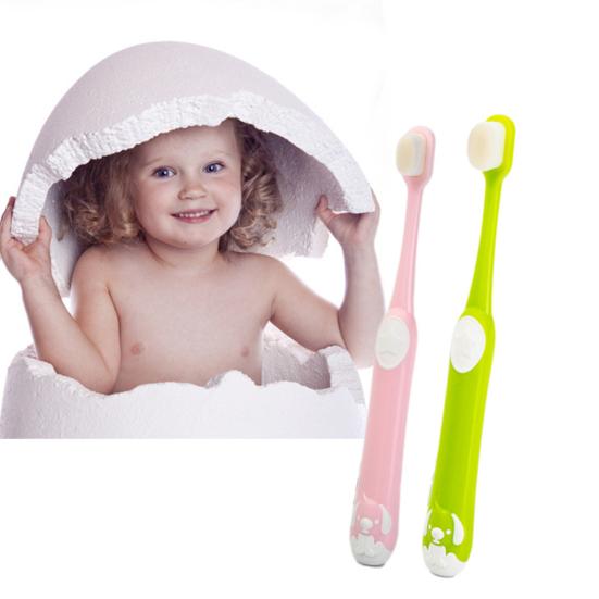 Детская зубная щетка с мультяшным дизайном для ухода за зубами PP Младенческая зубная щетка с мягкой щетиной для ванной комнаты