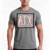 Atx Tshirt Summer Casual Cotton Tee Oversized Streetwear Tops Vintage Graphic Print Loose Fit Short Sleeve 100 Cotton