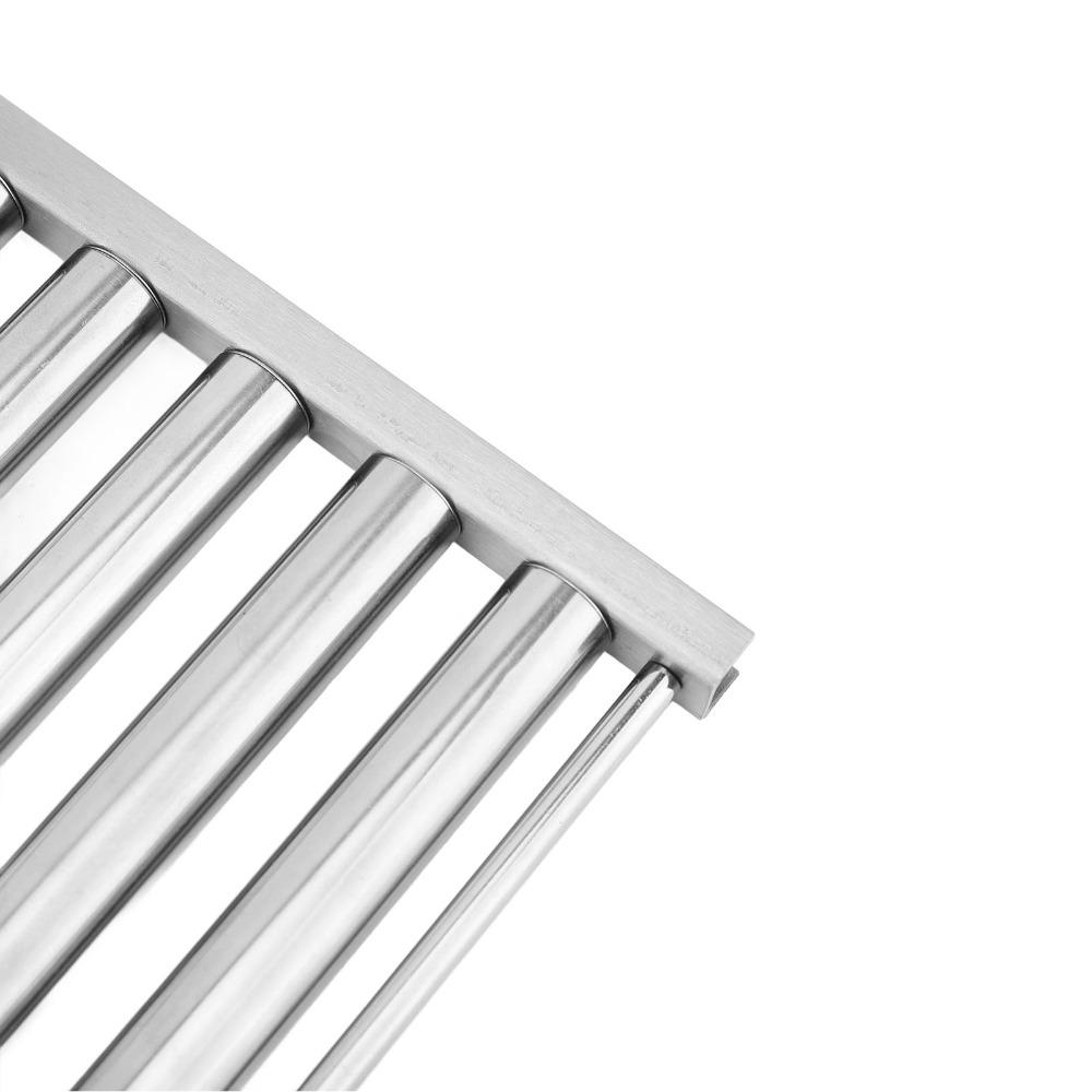 Detachable Handle Hot Dog Roller Stainless Steel BBQ Grill Rack Sausage Grill Barbecue Grilling