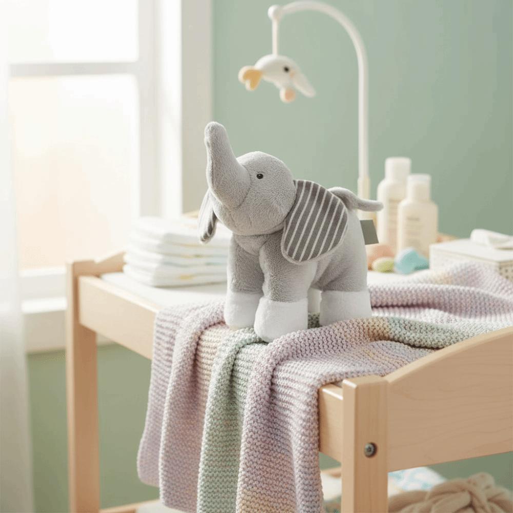 Cute Elephant Plush Pillow Soft Stuffed Dolls Playmate Stuffed Plush Toys  Girl Boy