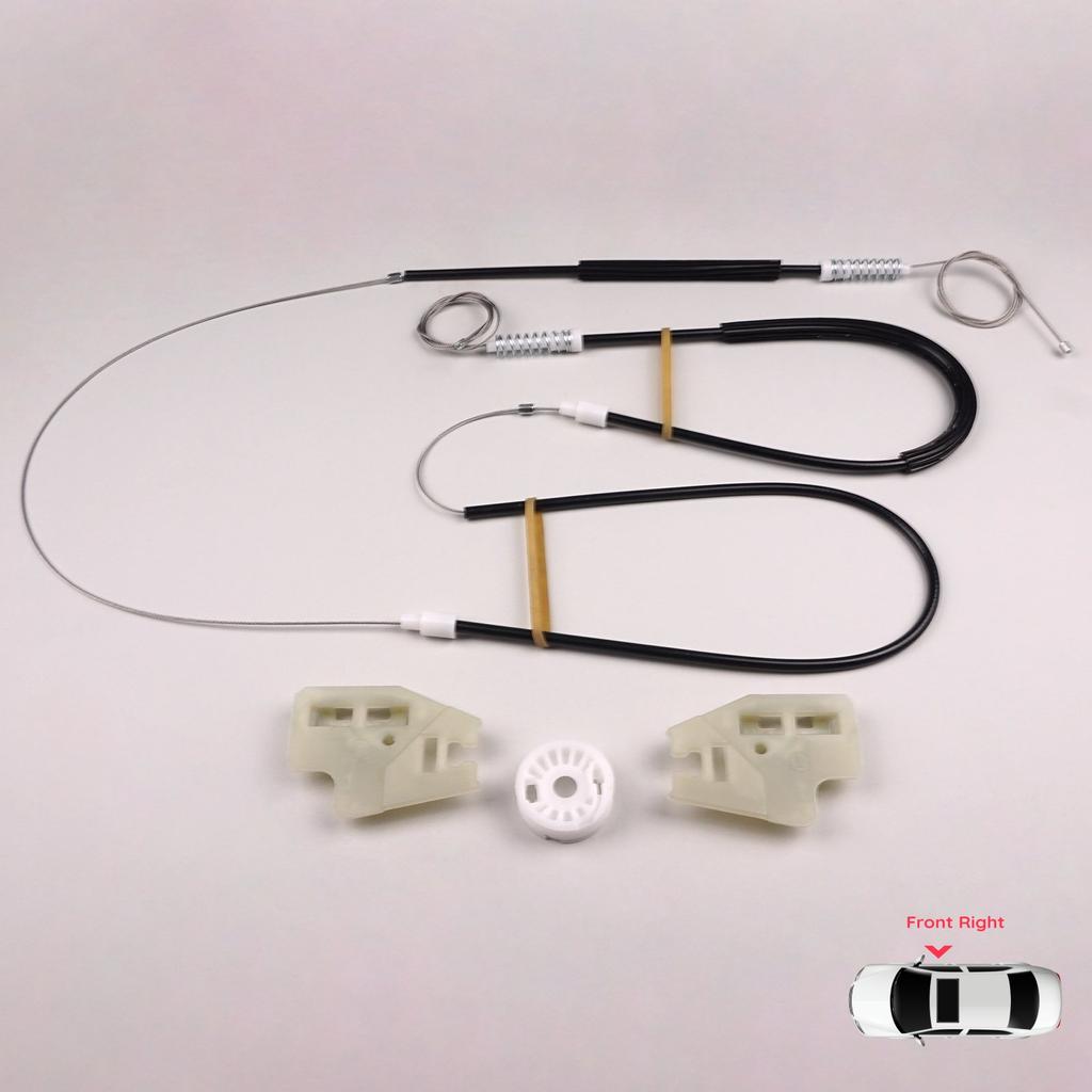 BWR492 Window Regulator Repair Kit Front Right Door for BMW 3 Series E46 2001-2005 4/5 Door Facelift 51337020660