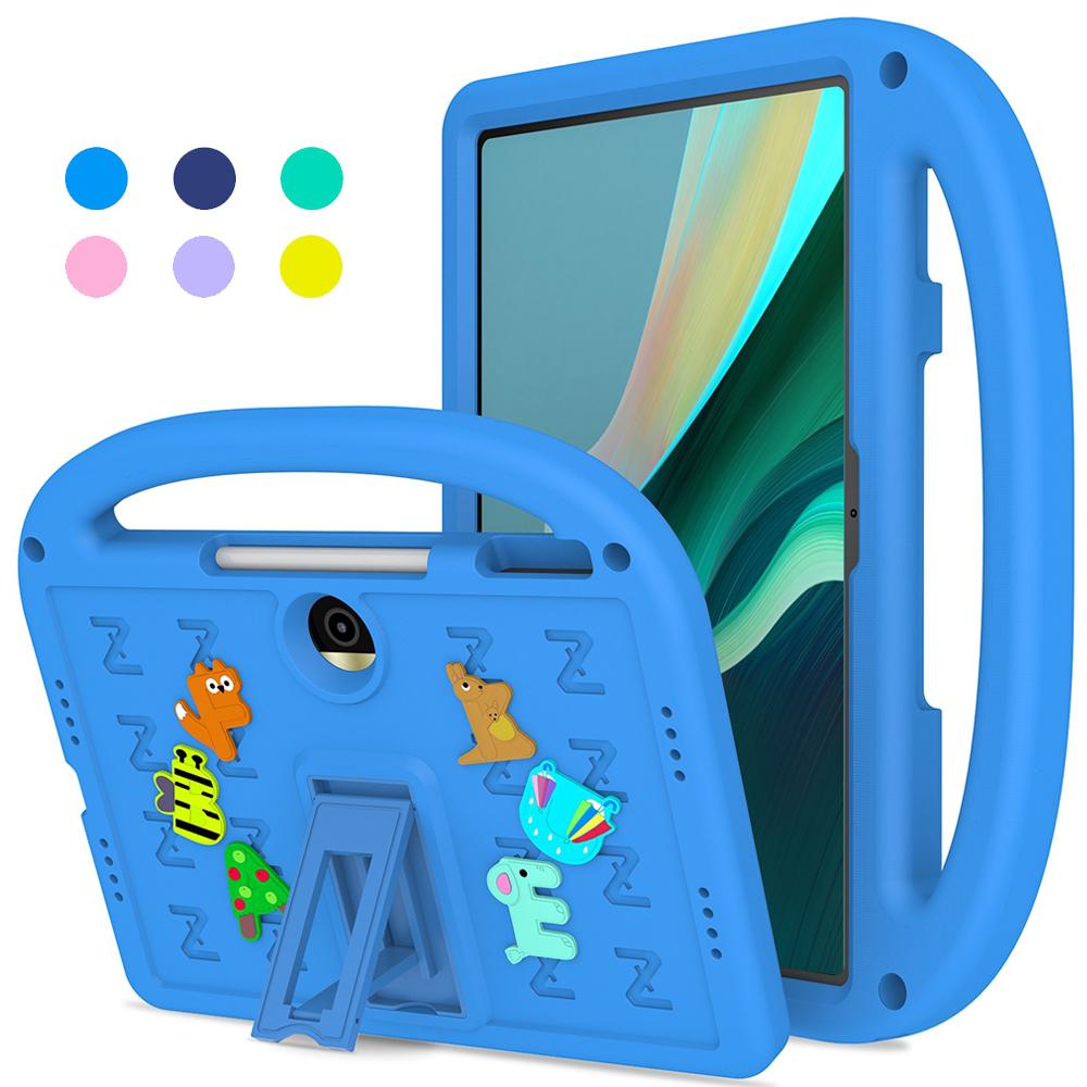 Чехол Honor Pad 9 2024 12,1 дюйма HEY2-W09 HEY2-W19 для детей, безопасная мультяшная буква, портативный противоударный чехол-подставка из ЭВА для планшета