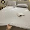 Summer Cooling Mattress Cover Smooth Air Condition Mat Cool Feeling Bedsheet Pillowcase 3pc Set Skin Friendly Bedspread Mat Pad