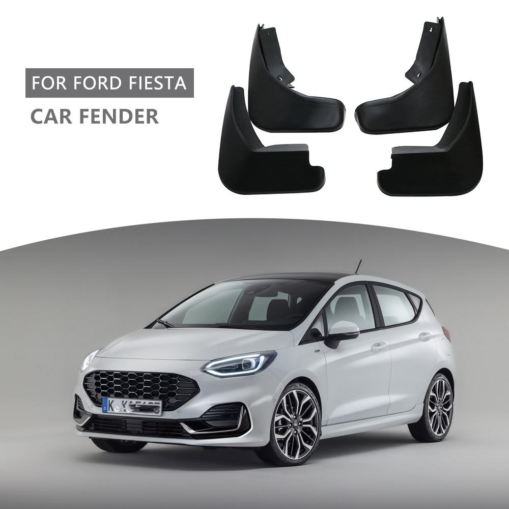 4 шт./компл. Брызговики для Ford Fiesta MK7 2009-2017 Брызговики Защита крыла Защита от брызг Грязезащитные щитки Передние Задние ABS Аксессуары