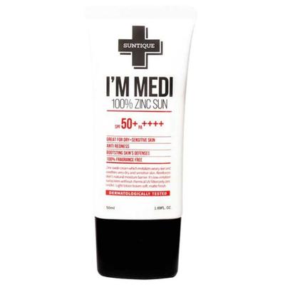 Suntique I'm Medi 100% Zinc Солнцезащитный крем для лица SPF50+ 50 мл