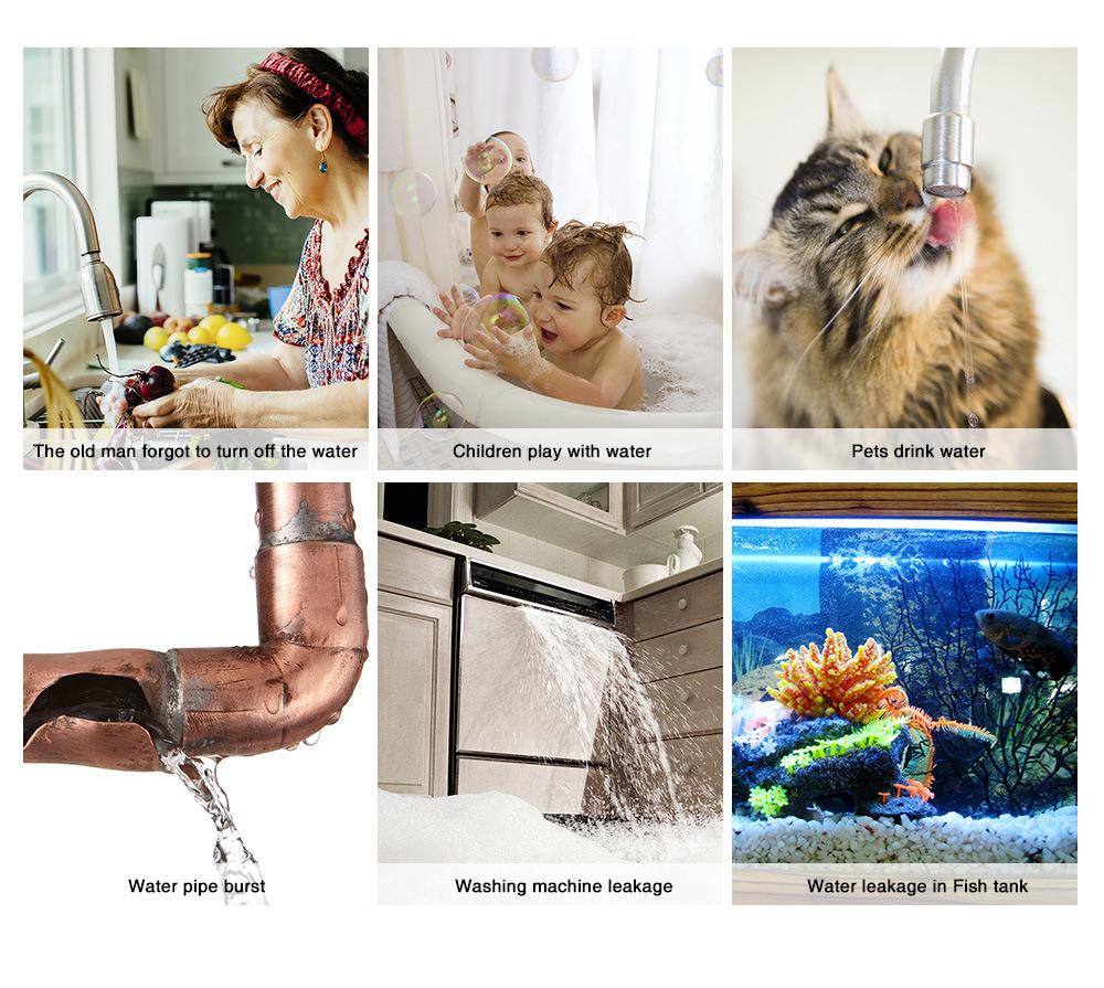 Tuya Smart WiFi детектор утечки воды и приложение для оповещения о затоплении
