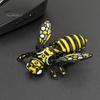Unique Shelf Display Item 3D Printed Articulated Bee Figure Toy, Keychain Ornament, Posable Mechanical Customizable Poseable Insect Figurine