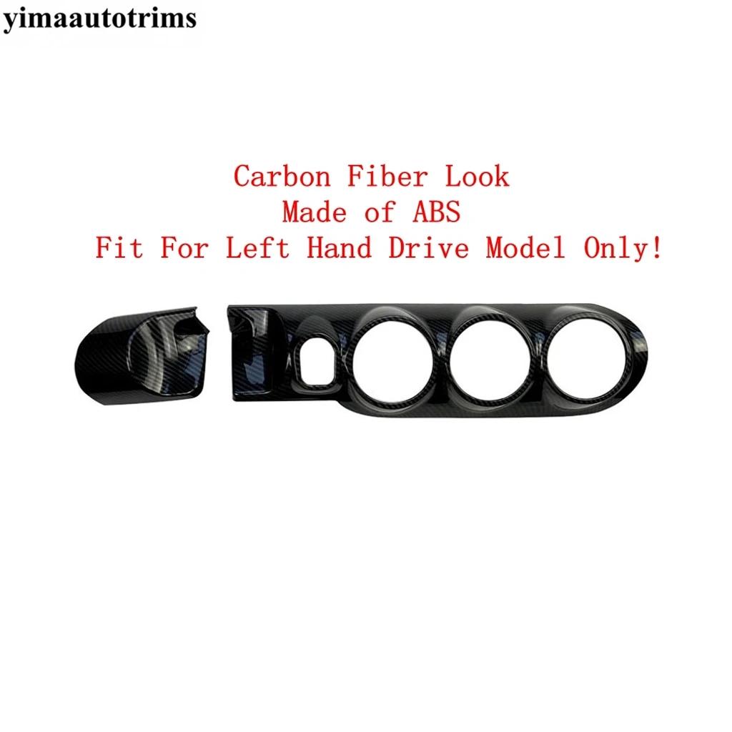 Автомобильная центральная приборная панель AC, вентиляционное отверстие, кольцевая накладка для Mercedes-Benz GLA 200 H247, аксессуары из углеродного волокна