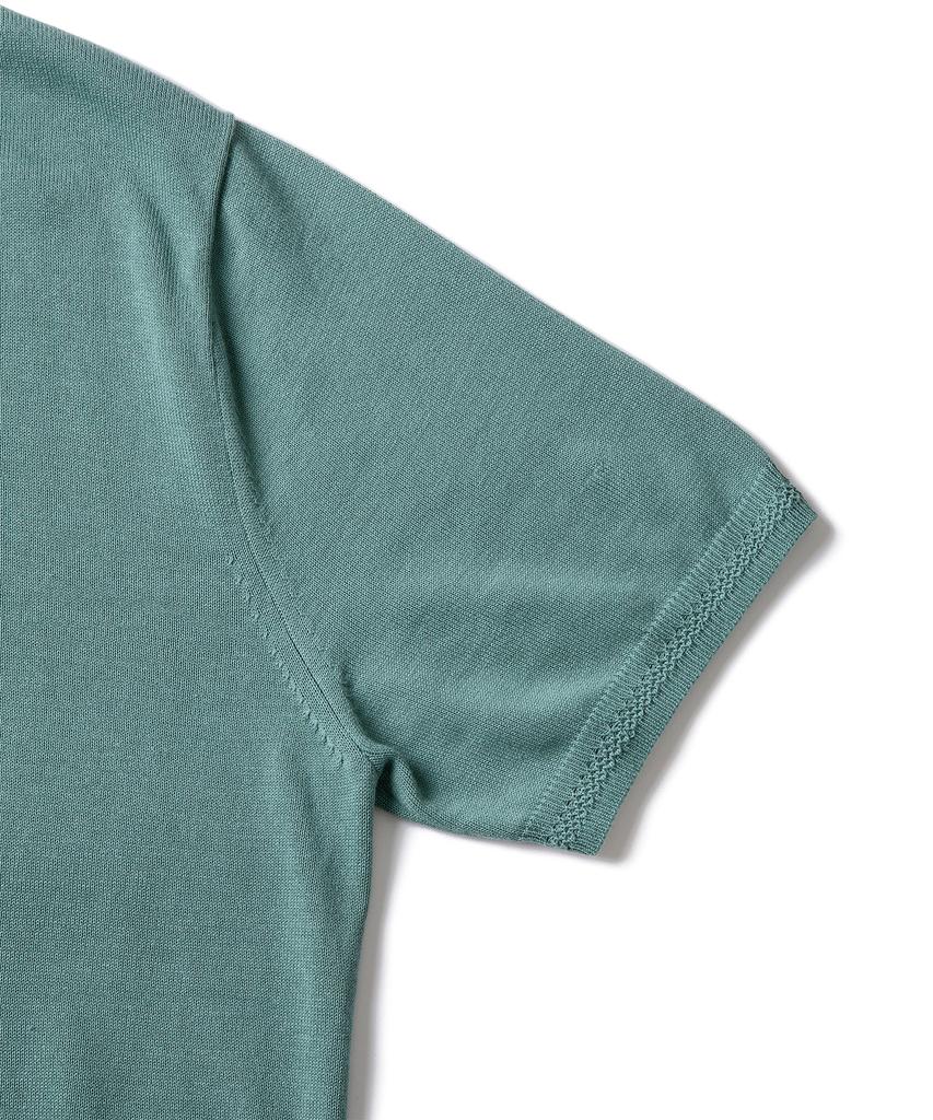AMFEAST Essential Round Half Knit Aqua Green
