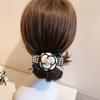 Заколка-бант «Камелия» с пружинным зажимом, зажим-краб для затылка, зажим для хвоста, поперечный зажим, аксессуары для волос, шпилька, новый женский головной убор