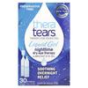 Nighttime Dry Eye Therapy, Lubricating Eye Gel, 30 Single Vials